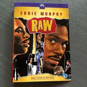 Eddie Murphy RAW DVD Rated R. 1987. Adult Material.90 minutes Dolby Digital